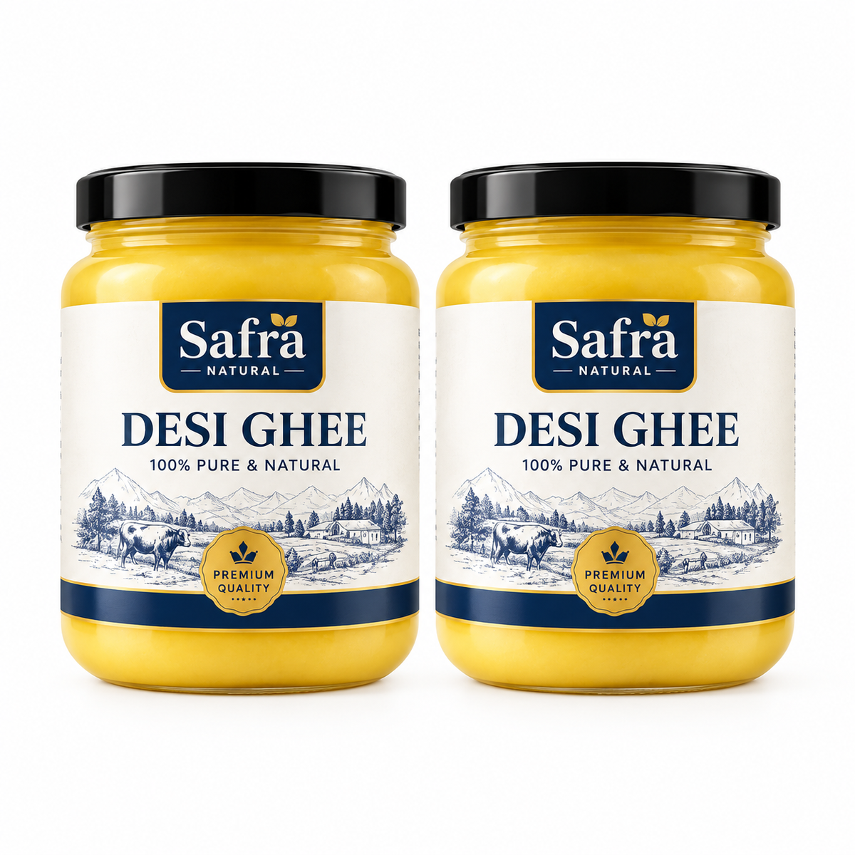 Safra Duo - 2 KG Desi Ghee